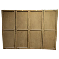Antique Italian Oil on Canvas Painted Neo-Classical Screen Room Divider 1860