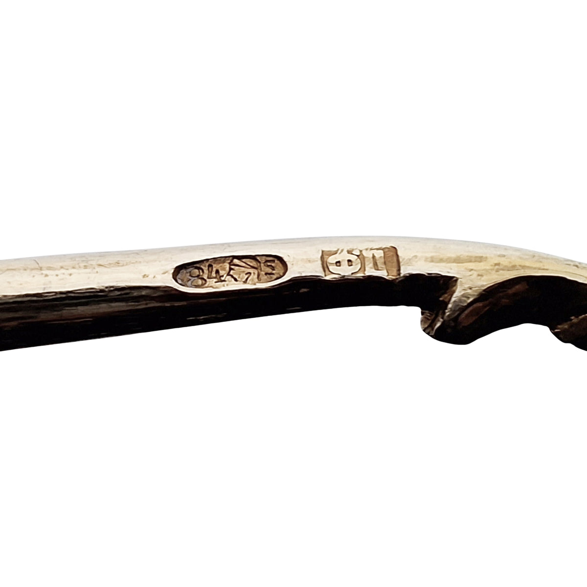 Antique Set Imperial Russian Silver Gilt Cloisonne Spoons Feodosii Pekin Moscow