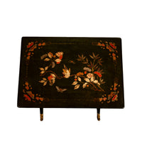 Antique Set 3 Chinese Export Gilded Lacquer Dragon Feet Nest of Tables 1890