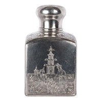 Antique Russian Imperial Silver Chinoiserie Tea Caddy Gustav Klingert Moscow 1894
