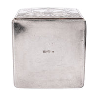 Antique Russian Imperial Silver Chinoiserie Tea Caddy Gustav Klingert Moscow 1894