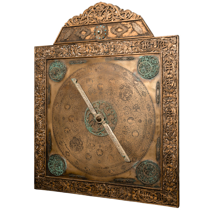Monumental Antique Islamic Ottoman Safavid Astrological Astrolabe on Stand 1720