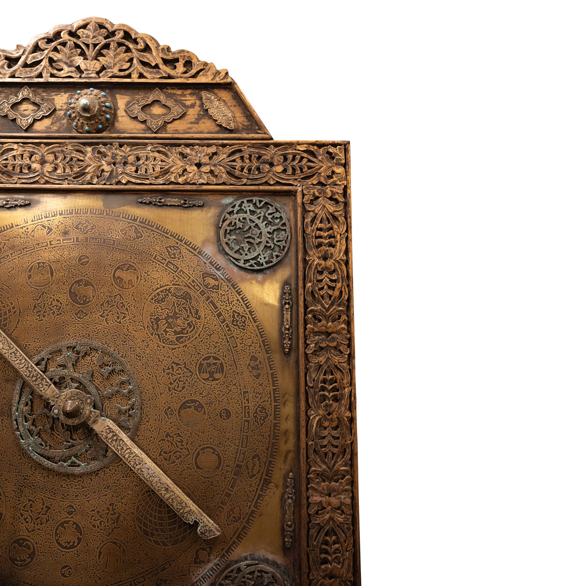 Monumental Antique Islamic Ottoman Safavid Astrological Astrolabe on Stand 1720
