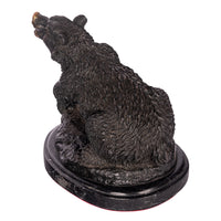Antique 19th Century French Bonze Animalier Brown Bear Statue Sculpture Paris by Antoine-Louis Barye circa 1870
