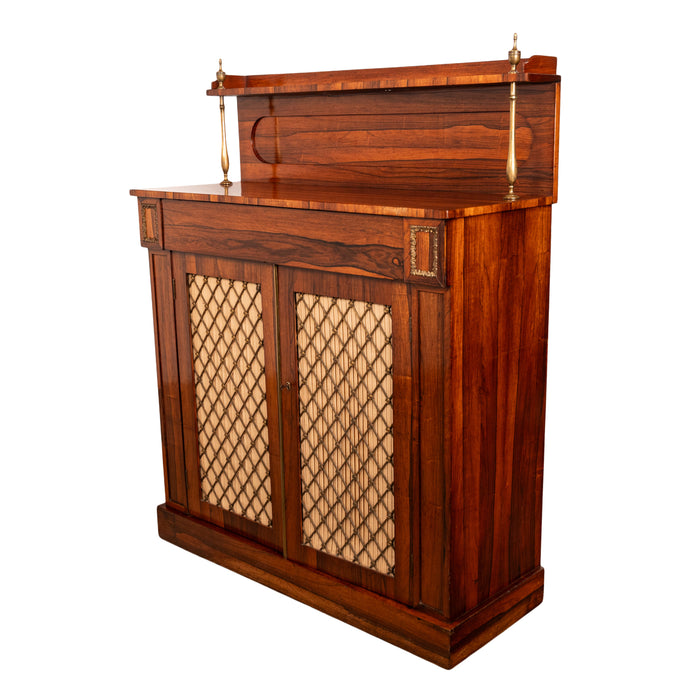 Antique Georgian Regency Rosewood Brass Gillows Chiffonier Sideboard Bar 1820