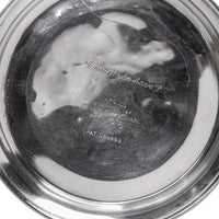 Antique Art Deco Silver Plated Engraved Cocktail Recipe Shaker What'll Yer Have