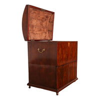 Antique Georgian Mahogany Domed Top Wine Liquor Cellarette Cabinet Box 1780