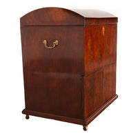 Antique Georgian Mahogany Domed Top Wine Liquor Cellarette Cabinet Box 1780