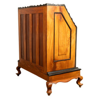Antique 18th Century VOC Dutch Colonial Padouk Ebony Secretary Desk Bureau 1730