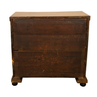 Antique Austrian Biedermeier Golden Birch Ebony Chest of Drawers Commode 1820