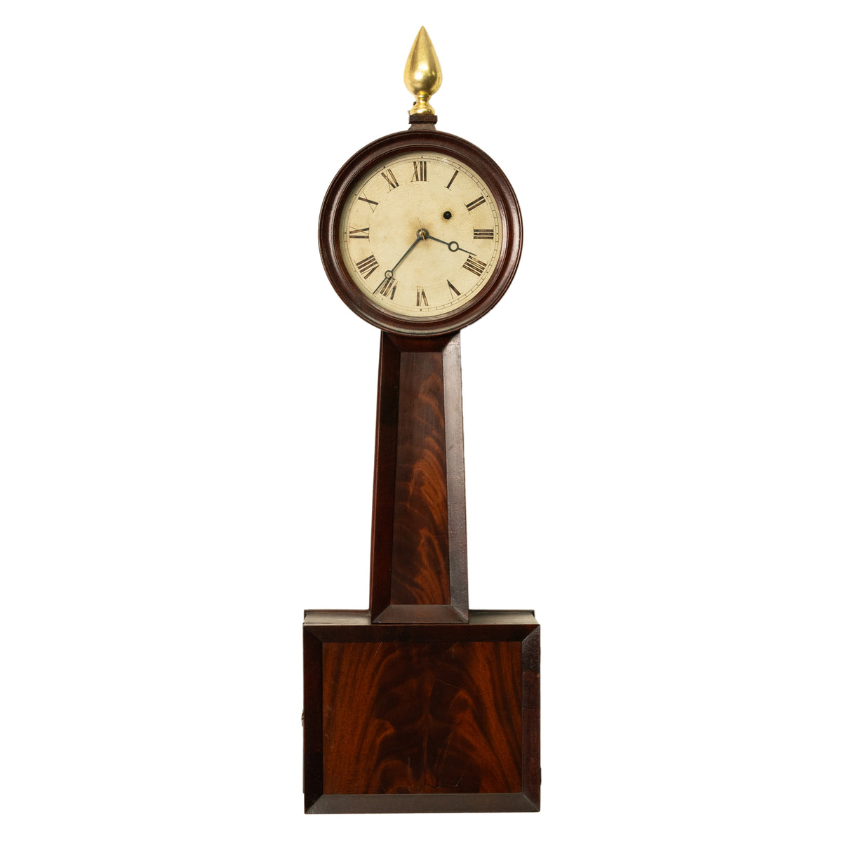 Antique American Simon Willard & Son 8 Day Banjo Clock Patent Timepiece 1825