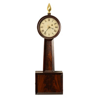 Antique American Simon Willard & Son 8 Day Banjo Clock Patent Timepiece 1825