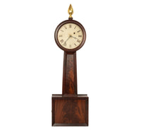 Antique American Simon Willard & Son 8 Day Banjo Clock Patent Timepiece 1825
