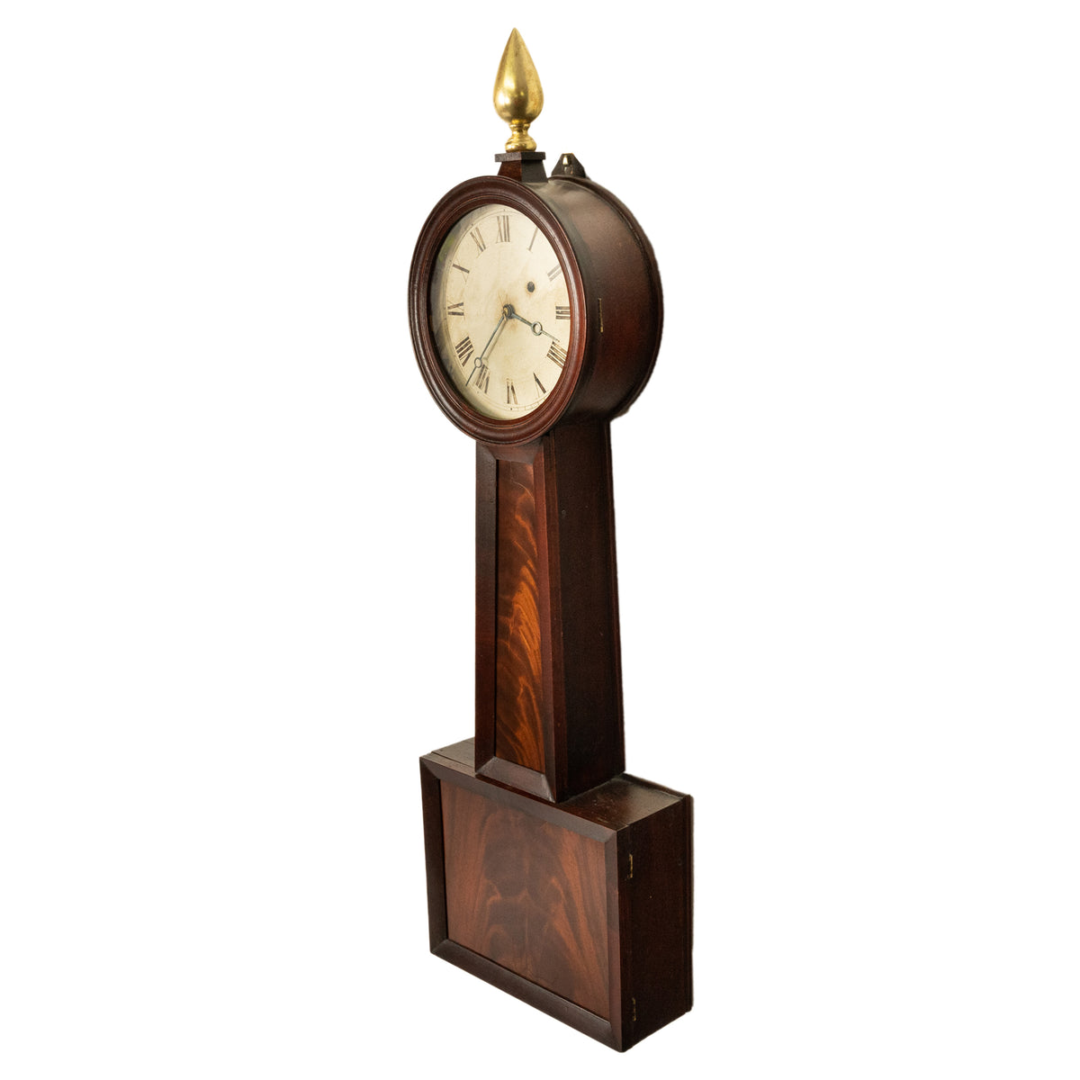 Antique American Simon Willard & Son 8 Day Banjo Clock Patent Timepiece 1825