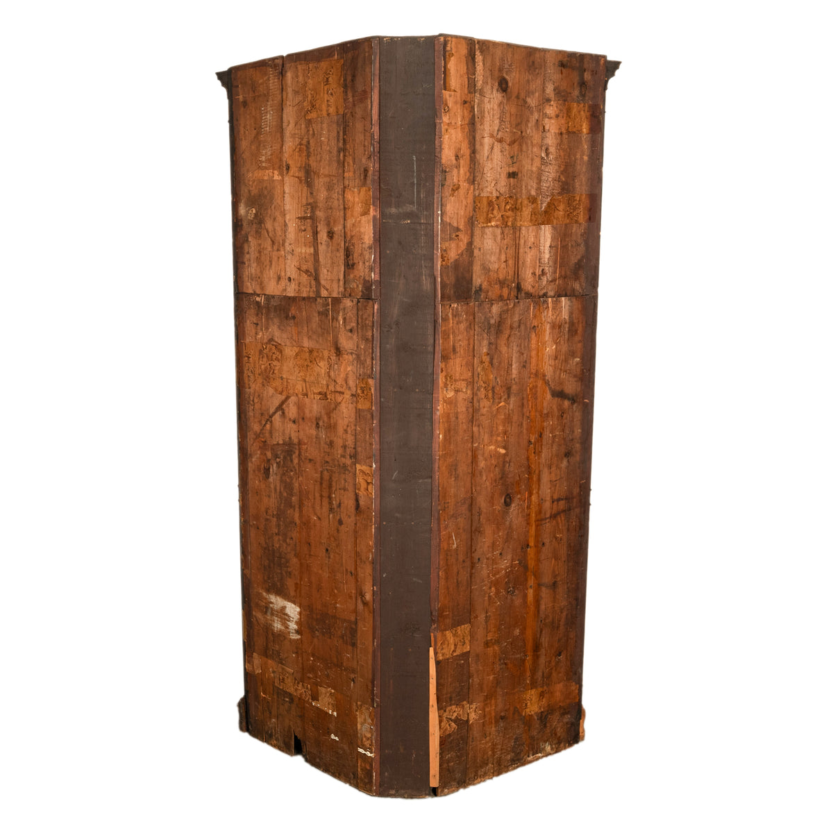 Antique 18th Century Georgian Inlaid Mahogany Freestanding Corner Cabinet 1790