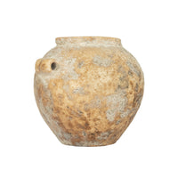 Ancient Egyptian Old Kingdom Miniature Lime Stone Vessel Jar 2600-2800 BCE