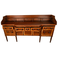 Antique Georgian Irish Inlaid Cuban Mahogany Country House Sideboard Donegal Circa 1800