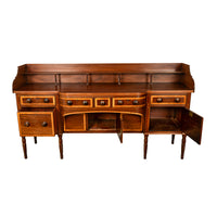 Antique Georgian Irish Inlaid Cuban Mahogany Country House Sideboard Donegal Circa 1800