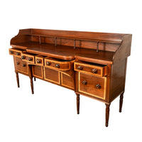 Antique Georgian Irish Inlaid Cuban Mahogany Country House Sideboard Donegal Circa 1800