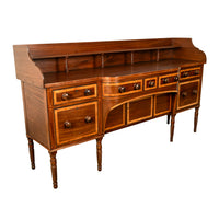 Antique Georgian Irish Inlaid Cuban Mahogany Country House Sideboard Donegal Circa 1800