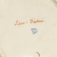 Antique Royal Vienna Handpainted Porcelain Cabinet Plate Greek Goddess Daphne circa 1890