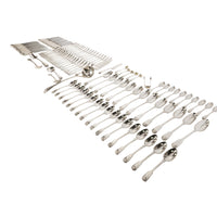 Antique Set Georgian Dining Sterling Silver Cutlery William Tuite Garrard Co London 110 pieces 1788