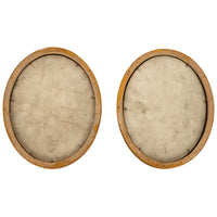 Pair Antique German Signed KPM Porcelain Handpainted Bride Portrait Plaques 1890