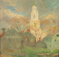 American Impressionist Oil Painting Provincetown Cape Cod Massachusetts by Gerrit Beneker, 1915