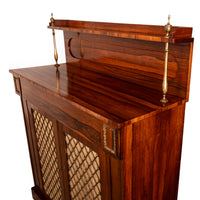 Antique Georgian Regency Rosewood Brass Gillows Chiffonier Sideboard Bar 1820