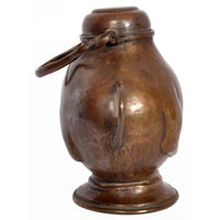 Antique 19th Century Indian Hindu Copper Sacred Nandi Bull Water Vessel 1800