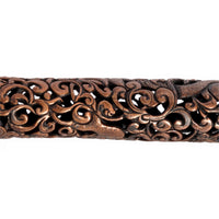 Antique 18th Century Tibetan Buddhist Gilded Iron Lama's Pen Case Derge 1700