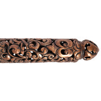 Antique 18th Century Tibetan Buddhist Gilded Iron Lama's Pen Case Derge 1700