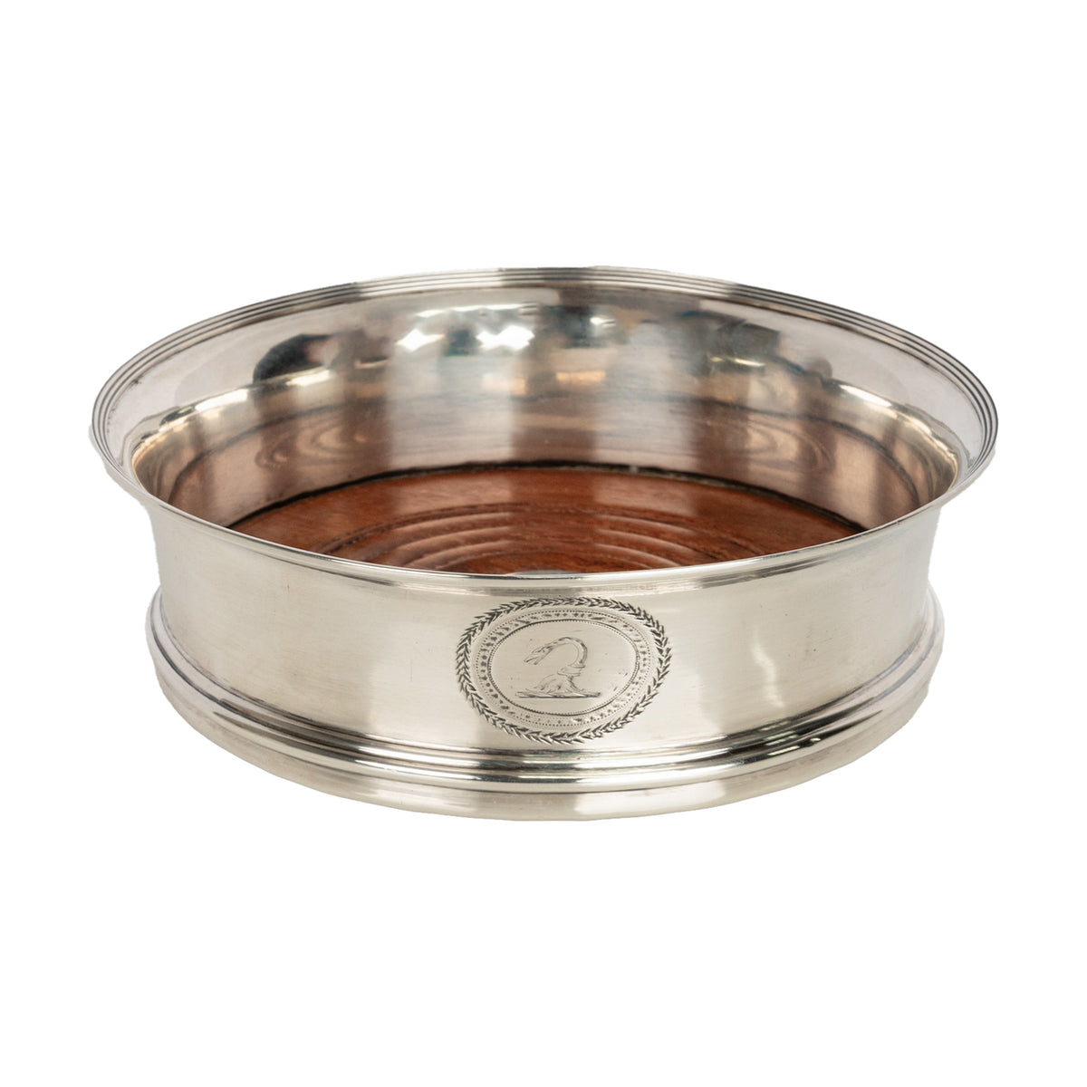 Antique Georgian Sterling Silver Wine Coaster Peter & Anne Bateman London 1799