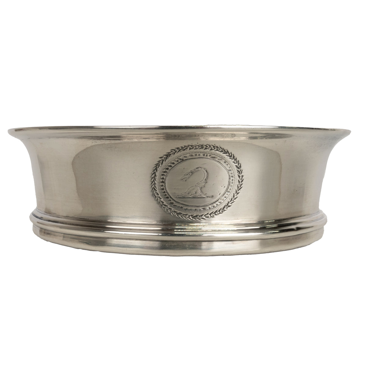 Antique Georgian Sterling Silver Wine Coaster Peter & Anne Bateman London 1799