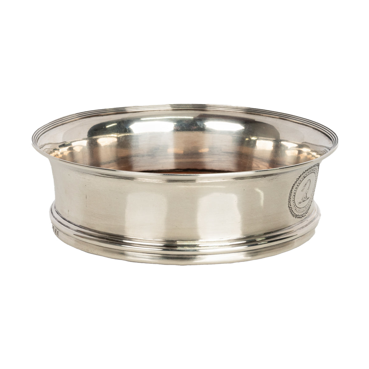 Antique Georgian Sterling Silver Wine Coaster Peter & Anne Bateman London 1799