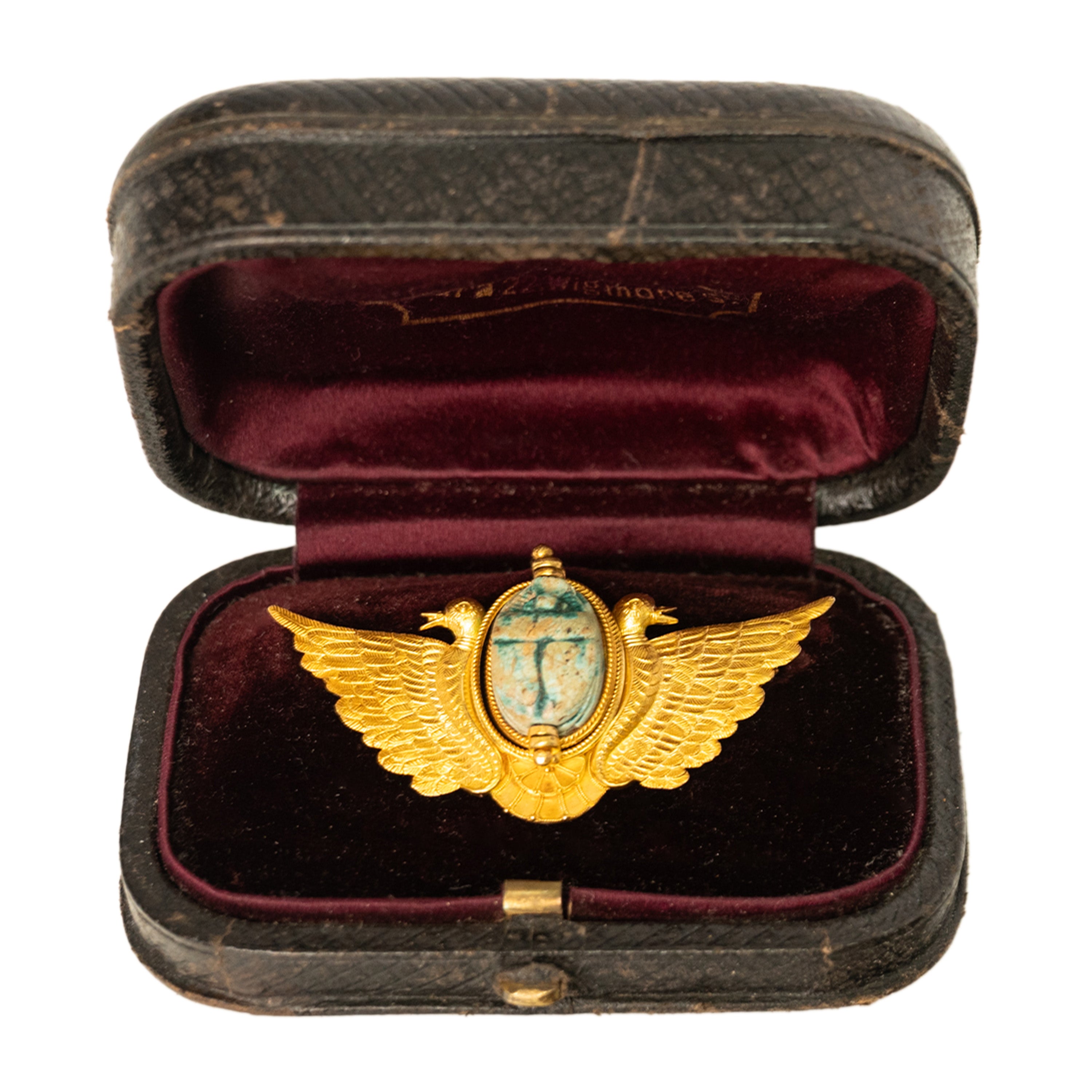 Antique 24 Karat Gold Egyptian Revival Scarab Pendant Brooch Cesare To –  BLOOMSBURY FINE ART & ANTIQUES