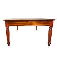 Antique Monumental 19th Century Mahogany Library Conference Dining Table 1860