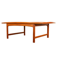 Mid Century Modern Swedish Large Teak Coffee Table Folke Ohlsson Tingstroms 1960