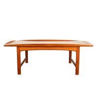 Mid Century Modern Swedish Large Teak Coffee Table Folke Ohlsson Tingstroms 1960