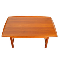 Mid Century Modern Swedish Large Teak Coffee Table Folke Ohlsson Tingstroms 1960