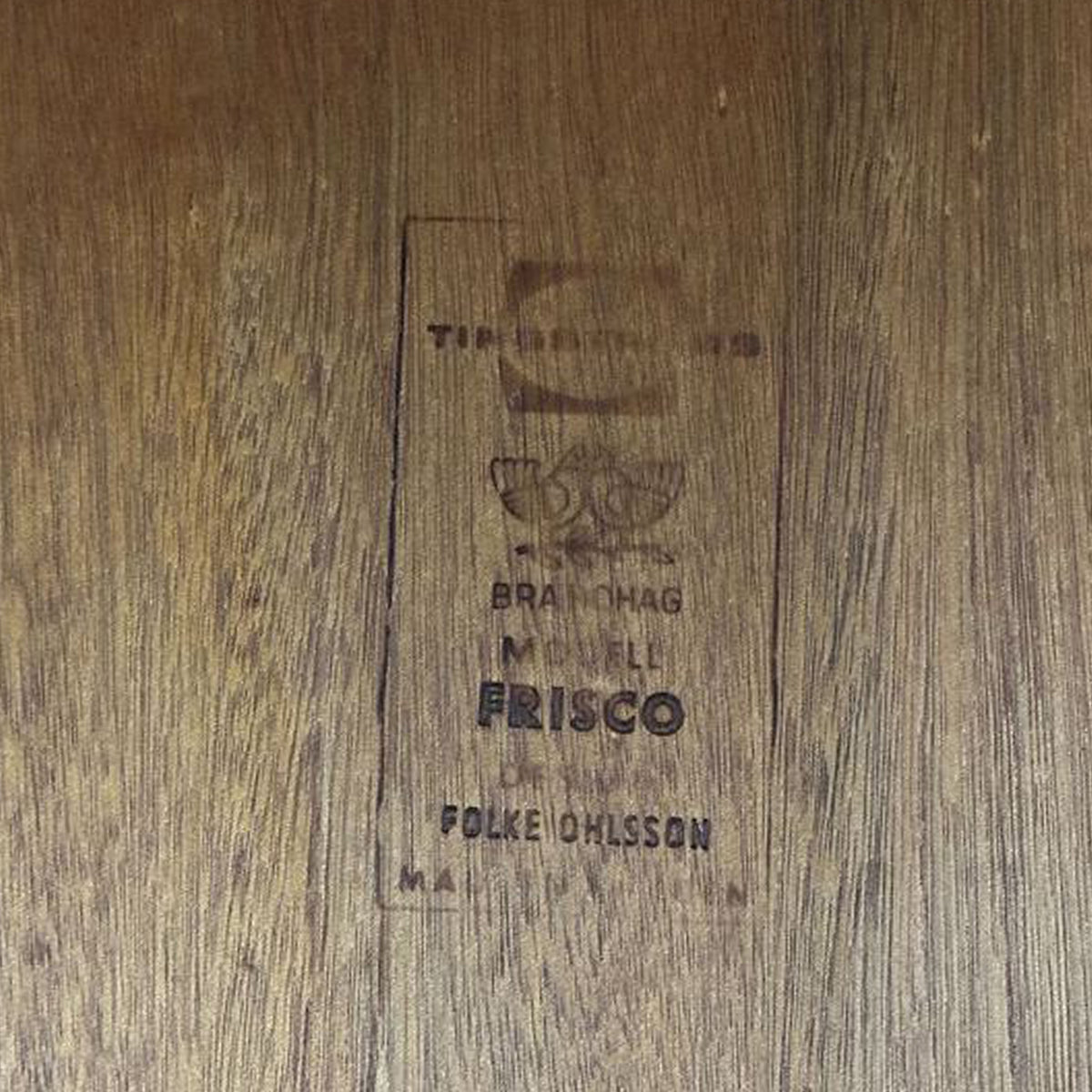 Mid Century Modern Swedish Large Teak Coffee Table Folke Ohlsson Tingstroms 1960
