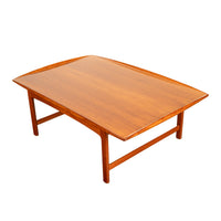 Mid Century Modern Swedish Large Teak Coffee Table Folke Ohlsson Tingstroms 1960