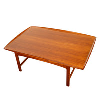 Mid Century Modern Swedish Large Teak Coffee Table Folke Ohlsson Tingstroms 1960