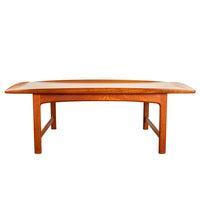 Mid Century Modern Swedish Large Teak Coffee Table Folke Ohlsson Tingstroms 1960