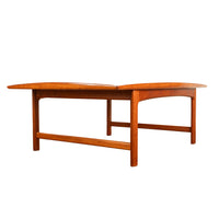Mid Century Modern Swedish Large Teak Coffee Table Folke Ohlsson Tingstroms 1960