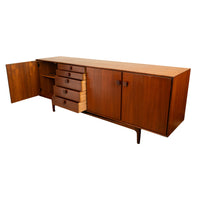 Mid Century Modern G Plan Danish Range Long Teak Credenza IB Kofod Larsen 1965