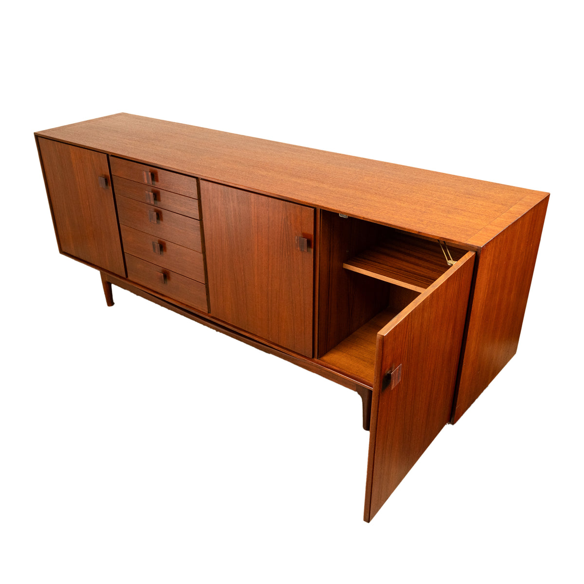 Mid Century Modern G Plan Danish Range Long Teak Credenza IB Kofod Larsen 1965