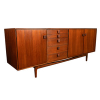 Mid Century Modern G Plan Danish Range Long Teak Credenza IB Kofod Larsen 1965