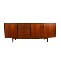 Mid Century Modern G Plan Danish Range Long Teak Credenza IB Kofod Larsen 1965