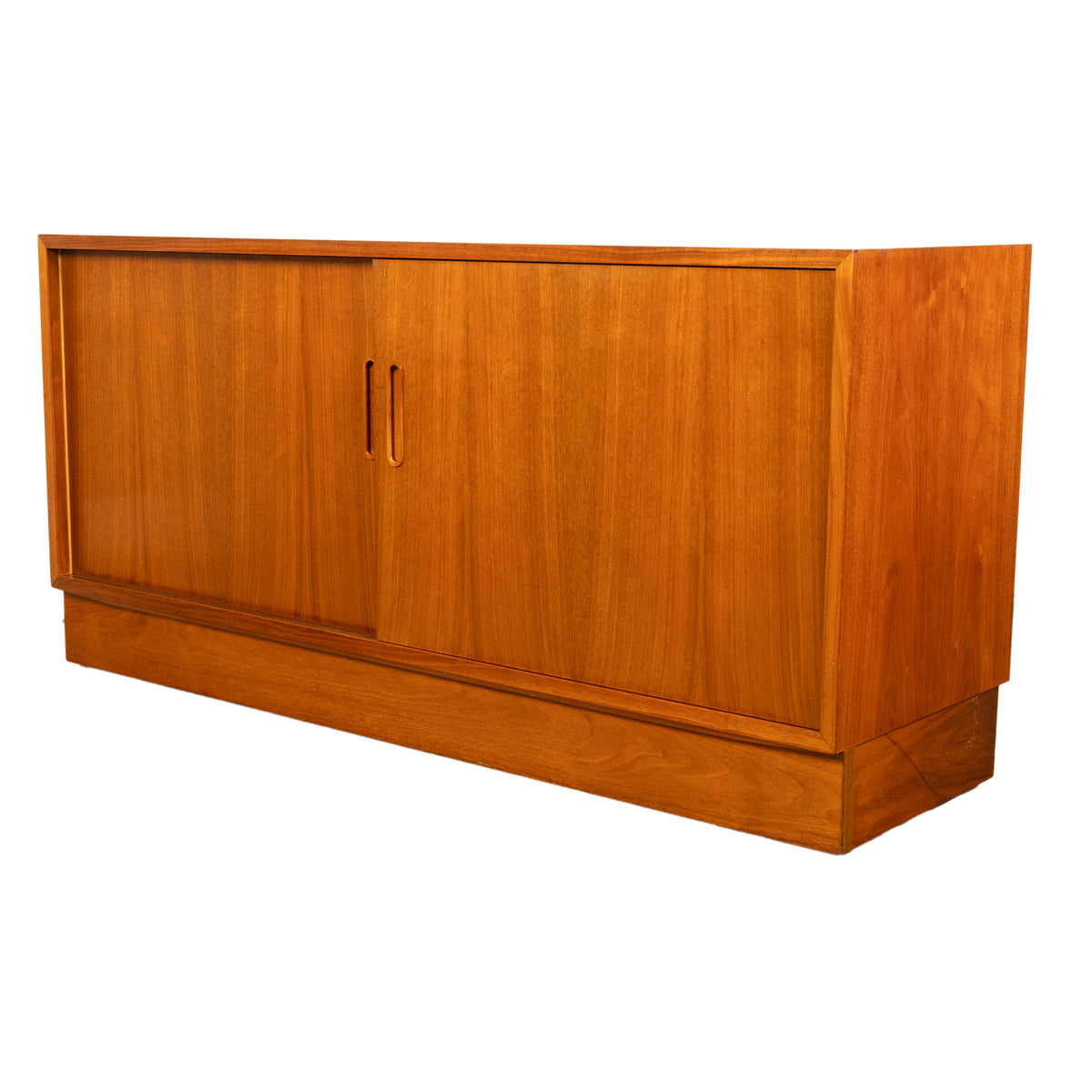 Mid Century Modern Danish Teak Credenza Cabinet Sideboard Poul Hundevad 1970